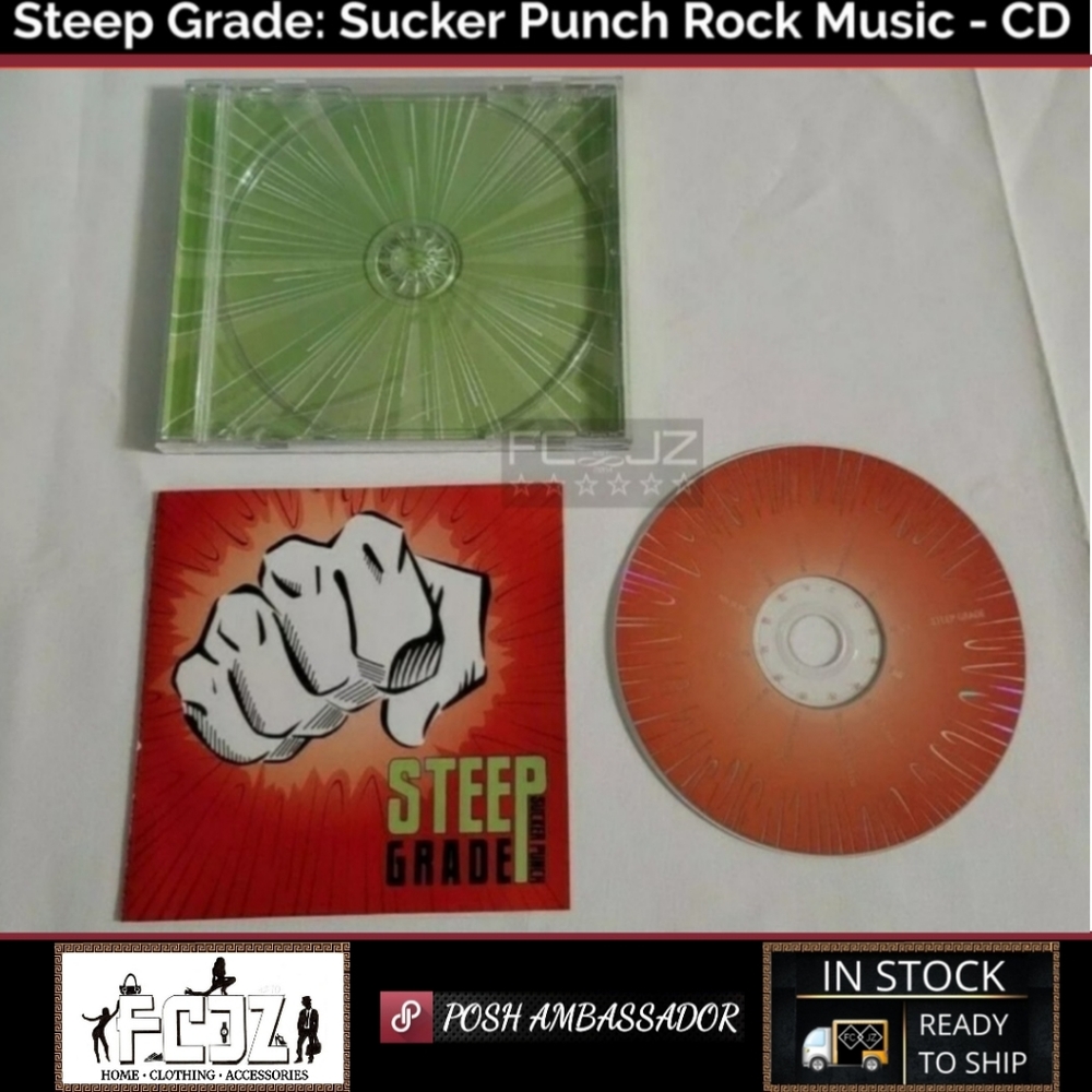 Steep Grade : Sucker Punch Rock Music CD - PRE OWN - ON HAND - TESTED